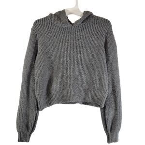 Art Class Girls' Cozy Hooded Sweatshirt, Gray, Size S (6/6X), NWT